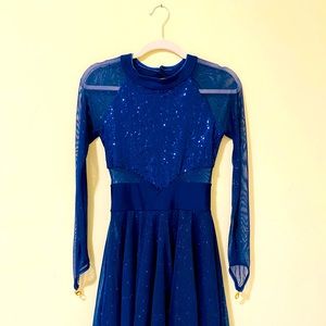 Dance performance costume (blue)